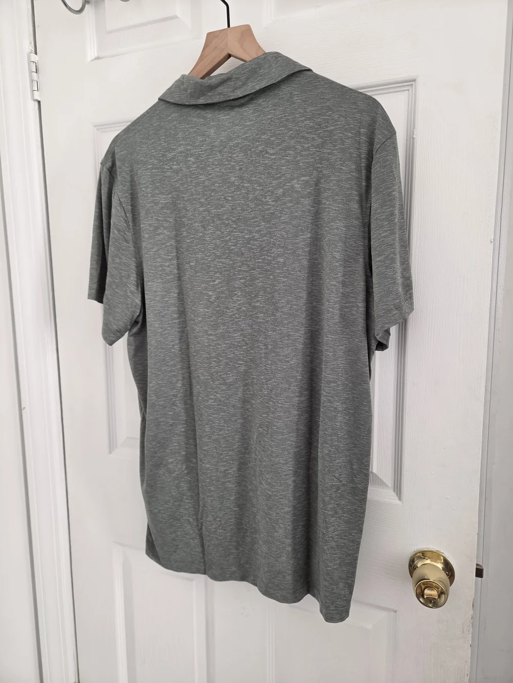 J. Crew Performance Heather Green Polo Shirt - Men's